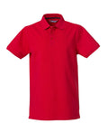 Heavy Premium polo Red - Suomen Brodeeraus