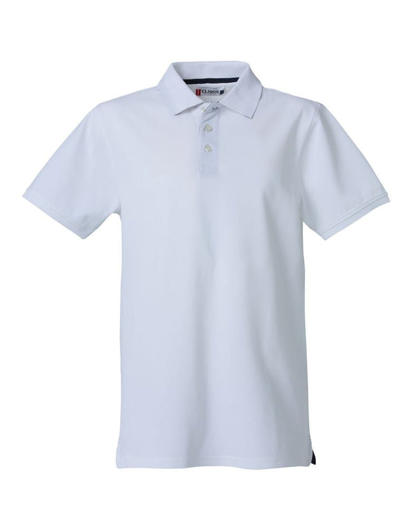 Heavy Premium polo White - Suomen Brodeeraus