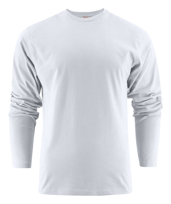 Heavy T-shirt L/S White - Suomen Brodeeraus