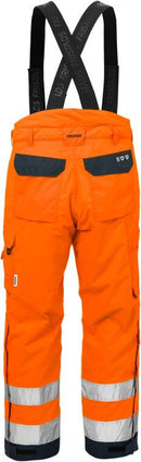 High vis Airtech® talvihousut lk.2, 2035 GTT Hi-Vis Orange/Navy - Suomen Brodeeraus