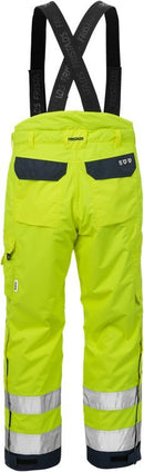High vis Airtech® talvihousut lk.2, 2035 GTT Hi-Vis Yellow/Navy - Suomen Brodeeraus