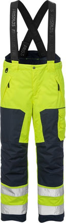 High vis Airtech® talvihousut lk.2, 2035 GTT Hi-Vis Yellow/Navy - Suomen Brodeeraus