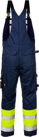 High vis avosuoja lk 1 1025 PLU Hi-Vis Yellow/Navy - Suomen Brodeeraus