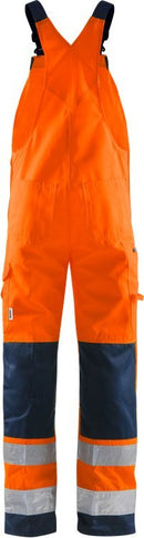 High vis avosuoja lk.2, 1001 TH Hi-Vis Orange/Navy - Suomen Brodeeraus