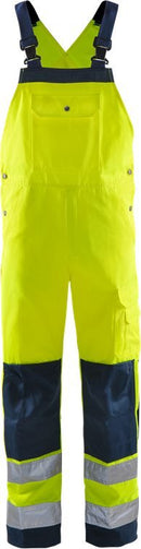 High vis avosuoja lk.2, 1001 TH Hi-Vis Yellow/Navy - Suomen Brodeeraus