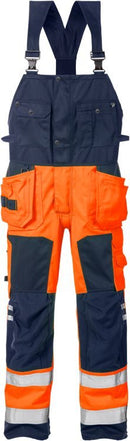 High vis avosuoja LK.2, 1014 PLU Hi-Vis Orange/Navy - Suomen Brodeeraus