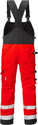 High vis avosuoja LK.2, 1014 PLU Hi-Vis Red/Black - Suomen Brodeeraus