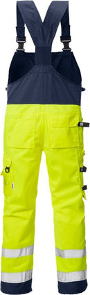 High vis avosuoja LK.2, 1014 PLU Hi-Vis Yellow/Navy - Suomen Brodeeraus
