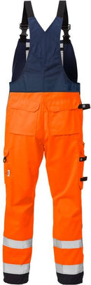 High vis avosuoja lk.2, 1015 PLU Hi-Vis Orange/Navy - Suomen Brodeeraus