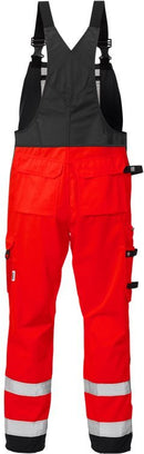 High vis avosuoja lk.2, 1015 PLU Hi-Vis Red/Black - Suomen Brodeeraus