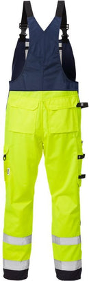 High vis avosuoja lk.2, 1015 PLU Hi-Vis Yellow/Navy - Suomen Brodeeraus