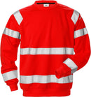 High vis collegepaita lk.3, 7446 SHV Hi-Vis Red - Suomen Brodeeraus