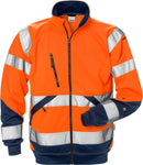 High Vis collegetakki lk 3 7426 SHV Hi-Vis Orange/Navy - Suomen Brodeeraus