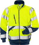 High Vis collegetakki lk 3 7426 SHV Hi-Vis Yellow/Navy - Suomen Brodeeraus