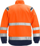High vis fleecetakki 4041 FE Hi-Vis Orange/Navy - Suomen Brodeeraus