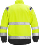 High vis fleecetakki 4041 FE Hi-Vis Yellow/Black - Suomen Brodeeraus