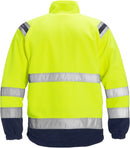 High vis fleecetakki 4041 FE Hi-Vis Yellow/Navy - Suomen Brodeeraus