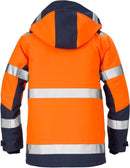 High vis GORE-TEX® kuoritakki lk.3, 4988 GXB Hi-Vis Orange/Navy - Suomen Brodeeraus