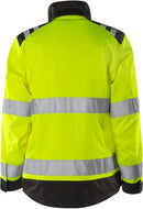 High vis Green takki naisten LK 3 4068 GPLU Hi-Vis Yellow/Black - Suomen Brodeeraus