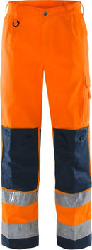 High vis housut lk.2, 2001 TH Hi-Vis Orange/Navy - Suomen Brodeeraus