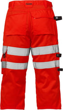 High vis Piraattihousut lk.2, 2027 PLU Hi-Vis Red/Black - Suomen Brodeeraus