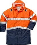 High vis sadetakki lk.3, 4634 RS Hi-Vis Orange/Navy - Suomen Brodeeraus