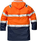 High vis sadetakki lk.3, 4634 RS Hi-Vis Orange/Navy - Suomen Brodeeraus