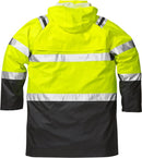 High vis sadetakki lk.3, 4634 RS Hi-Vis Yellow/Black - Suomen Brodeeraus