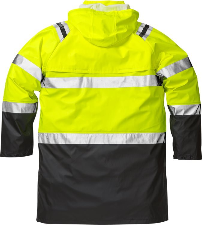 High vis sadetakki lk.3, 4634 RS Hi-Vis Yellow/Black - Suomen Brodeeraus