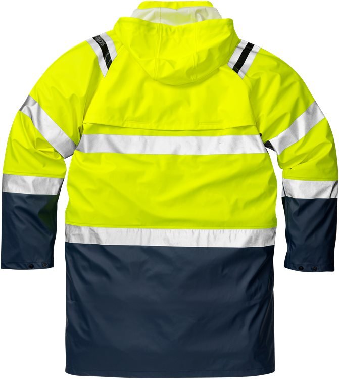 High vis sadetakki lk.3, 4634 RS Hi-Vis Yellow/Navy - Suomen Brodeeraus