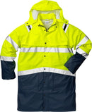 High vis sadetakki lk.3, 4634 RS Hi-Vis Yellow/Navy - Suomen Brodeeraus