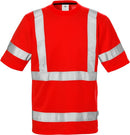 High vis T-paita 7024 lk.3, THV Hi-Vis Red - Suomen Brodeeraus