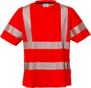 High vis t-paita naisten lk 2 7458 THV Hi-Vis Red - Suomen Brodeeraus