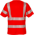 High vis t-paita naisten lk 2 7458 THV Hi-Vis Red - Suomen Brodeeraus