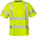 High vis t-paita naisten lk 2 7458 THV Hi-Vis Yellow - Suomen Brodeeraus