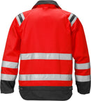 High vis takki 4026 PLU Hi-Vis Red/Black - Suomen Brodeeraus