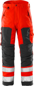 High vis talvihousut lk.2, 2034 PP Hi-Vis Red/Black - Suomen Brodeeraus