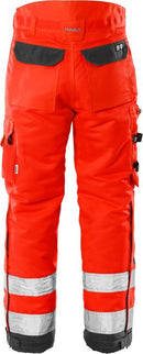 High vis talvihousut lk.2, 2034 PP Hi-Vis Red/Black - Suomen Brodeeraus
