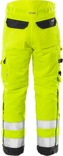 High vis talvihousut lk.2, 2034 PP Hi-Vis Yellow/Black - Suomen Brodeeraus