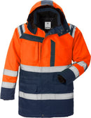 High vis talviparka LK 3, 4042 PP Hi-Vis Orange/Navy - Suomen Brodeeraus