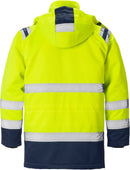 High vis talviparka LK 3, 4042 PP Hi-Vis Yellow/Navy - Suomen Brodeeraus