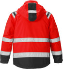 High vis talvitakki LK 3, 4035 GTT Hi-Vis Red/Black - Suomen Brodeeraus
