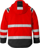 High vis talvitakki LK 3, 4043 PP Hi-Vis Red/Black - Suomen Brodeeraus