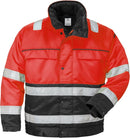 High vis talvitakki lk.3, 444 PP Hi-Vis Red/Black - Suomen Brodeeraus