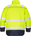 High vis talvitakki lk.3, 444 PP Hi-Vis Yellow/Navy - Suomen Brodeeraus