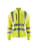 Highvis college vetoketjulla Huomio keltainen - Suomen Brodeeraus