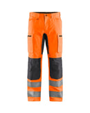 Highvis housut Stretch Huomio oranssi/Grafiitinharmaa - Suomen Brodeeraus
