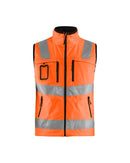 Highvis softshell liivi Huomio oranssi - Suomen Brodeeraus