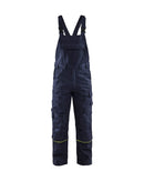 Hitsaajan lappuhaalari Mariininsininen/Huomio keltainen - Suomen Brodeeraus