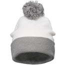 HOCKEY pipo valkoinen / meleerattu vaaleanharmaa - Suomen Brodeeraus